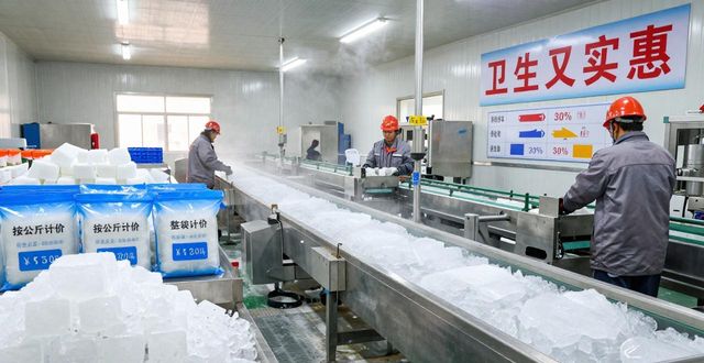 天河食用冰哪里买 良臣制冰厂卫生又实惠