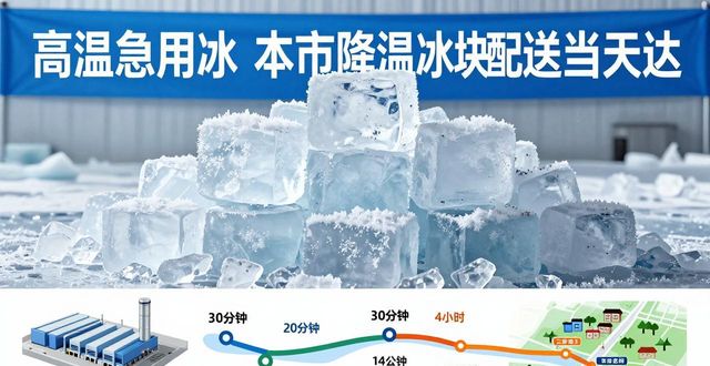 降温冰块配送流程_高效靠谱冰块运输_天河降温冰块配送