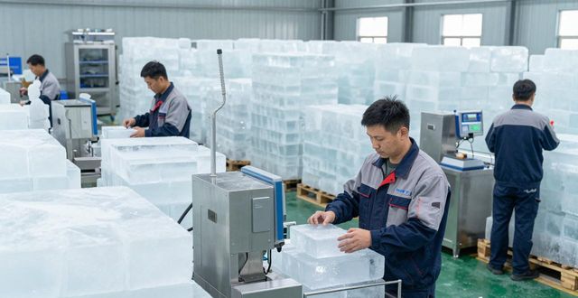天河工业冰块批发厂家的冷源供应优势
