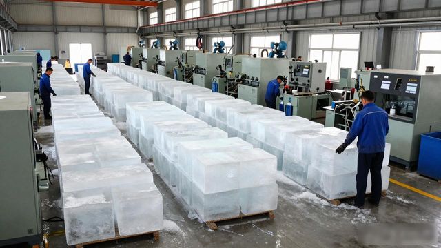 工厂车间降温冰块 天河工厂应对高温新方案